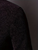 Men'S Autumn and Winter Casual Mid-Length Round Neck Knit Sweater - Semiguo