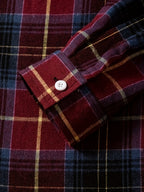 Men's Plaid Long Sleeve Button Up Shirt, Casual Comfy Shirt for Fall Winter