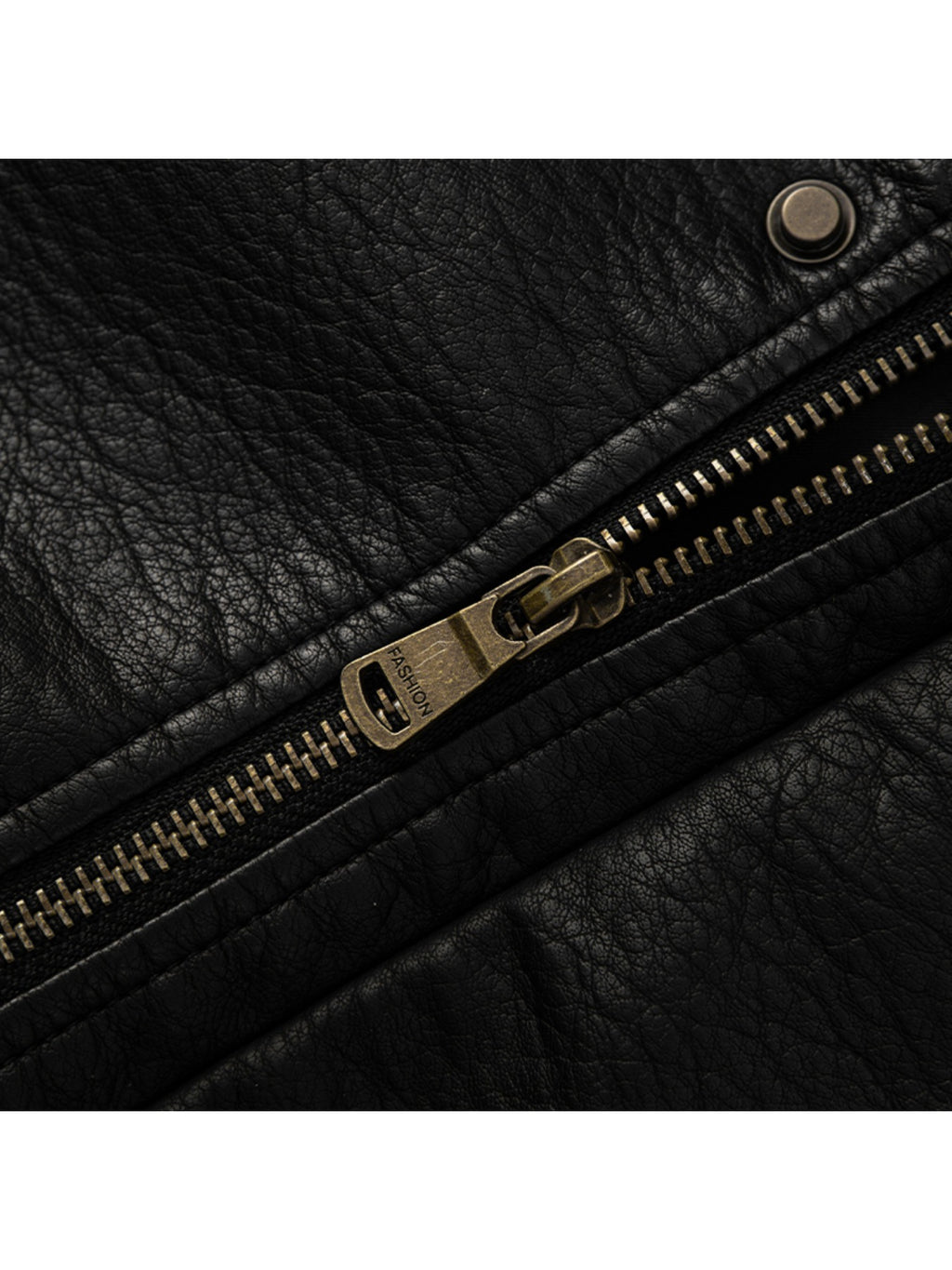 1pc TNZI Men'S Windproof Motorcycle Jacket - Large Size Heavy-Duty Stand Collar Zipper Closure, Full-Zip Front with Utility Pockets, Reinforced Elbows & Wrist, Durable for Autumn/Winter Riding & Casual/Business Wear, Motorcyc