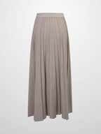 Marni Pleated Skirt 37"-Mocha Mousse