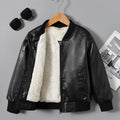 2025 Autumn Winter New Boys' -Lined Zip-Up Jacket