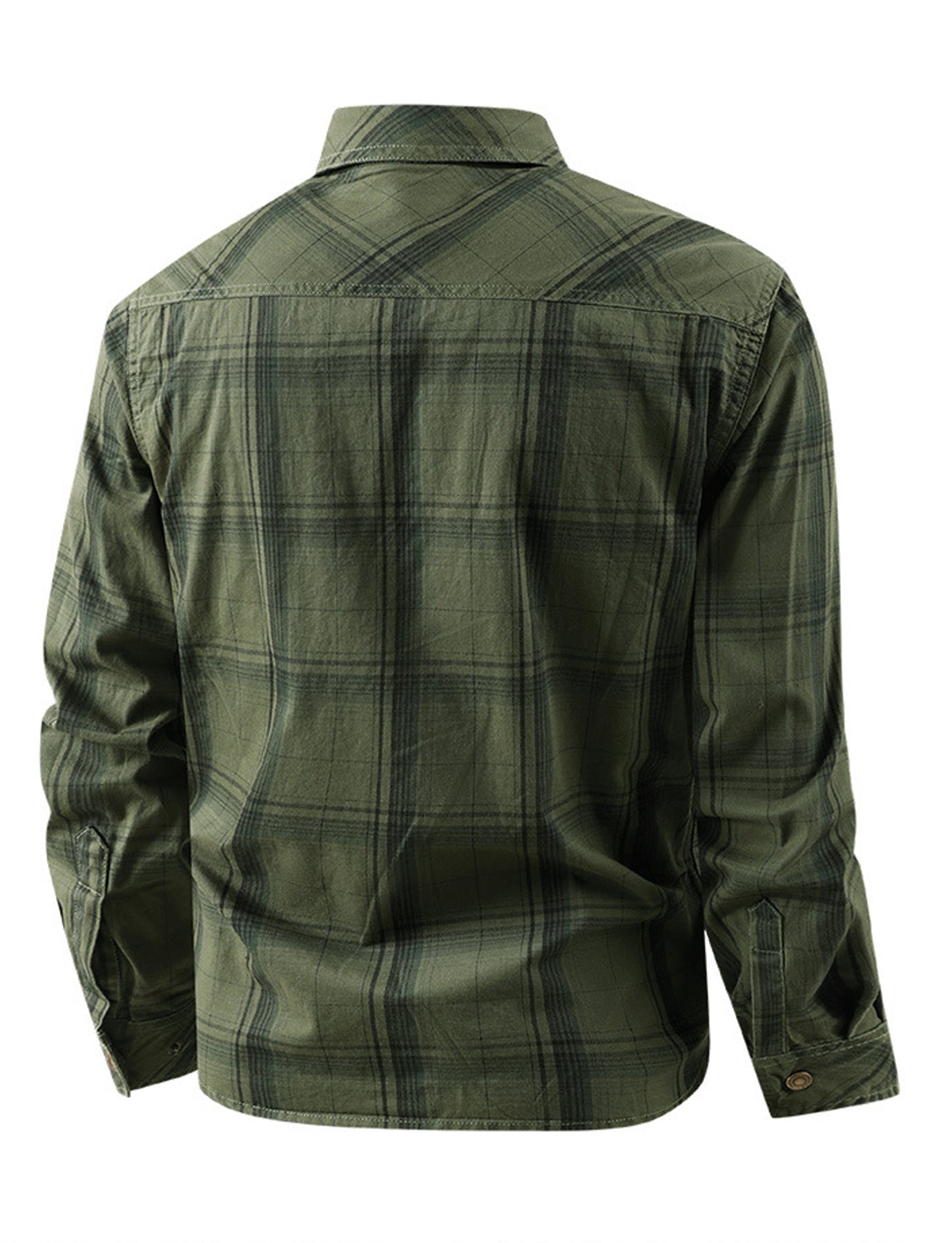 Men's & Teen ' Workwear Jacket - Heavy-Duty Moisture-Wicking Cardigan Coat with Collar & Chest Pocket, Breathable Long Sleeve Casual Outerwear for Spring/Fall (Regular Fit, Machine Washable) - Durable Workwear Style Blazer