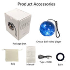 2025 Personalized Video Crystal Ball Electronic Memory Player Dropshipping