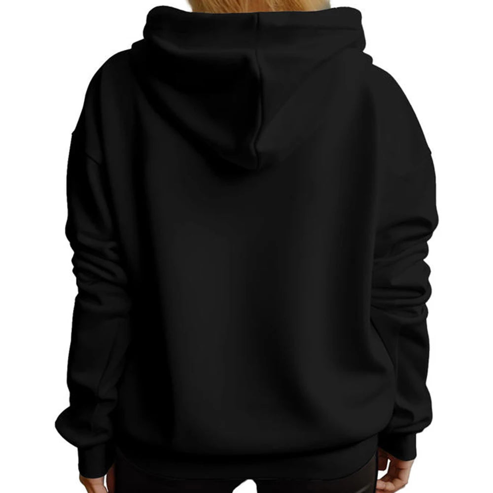 Unisex Plain Black Hoodie 260g Cotton Polyester Custom Graphic Winter Summer Sweatshirt