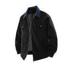 Men’s Plus Size PU Leather Jacket L-8XL Motorcycle Workwear Collar