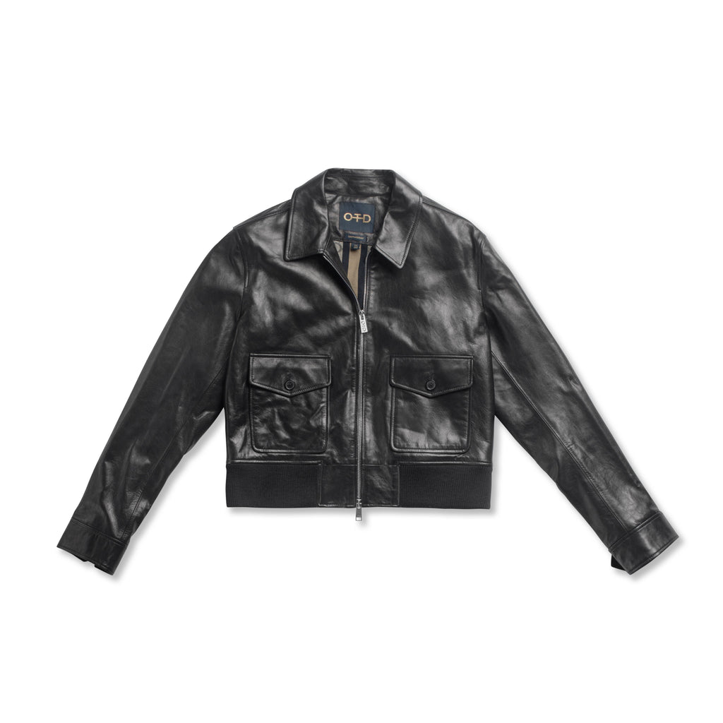 Leather Aviator Jacket