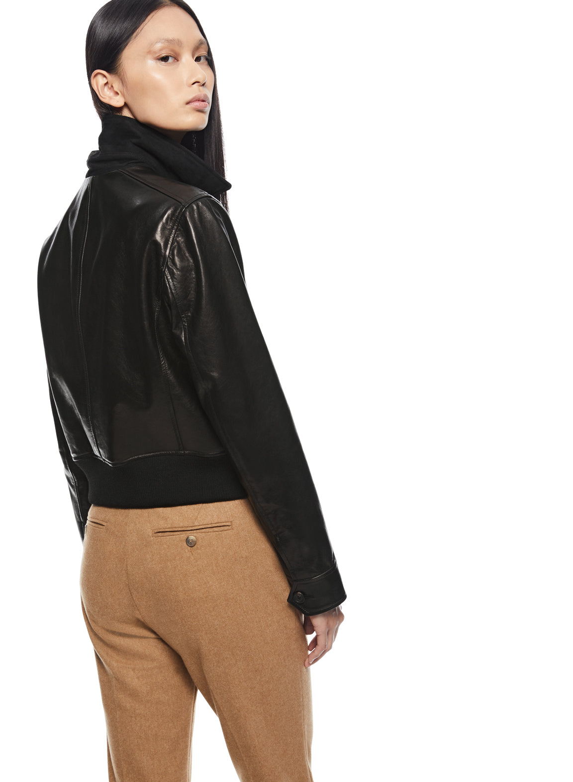 Leather Aviator Jacket