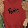 Raiders in cursive font Women's casual vest