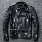 Spring and Autumn And Winter Natural Sheepskin Leather Jacket Black Soft Men's Motocycle Jackets Motor Clothing Biker Slim Short Coat