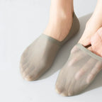 3Pairs Men Boat Socks Thin Breathable Soft Casual Summer Invisible Sock High Quality Solid Color Silicone Non-slip Low Cut Sox