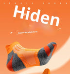 Men & Women Marathon Ankle Socks – Thick, Breathable, Cushioned for Hiking, Sports & Outdoor