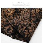 Women’s Spring High Waist Straight Midi Skirt Hip Hugging Floral Elegant Style