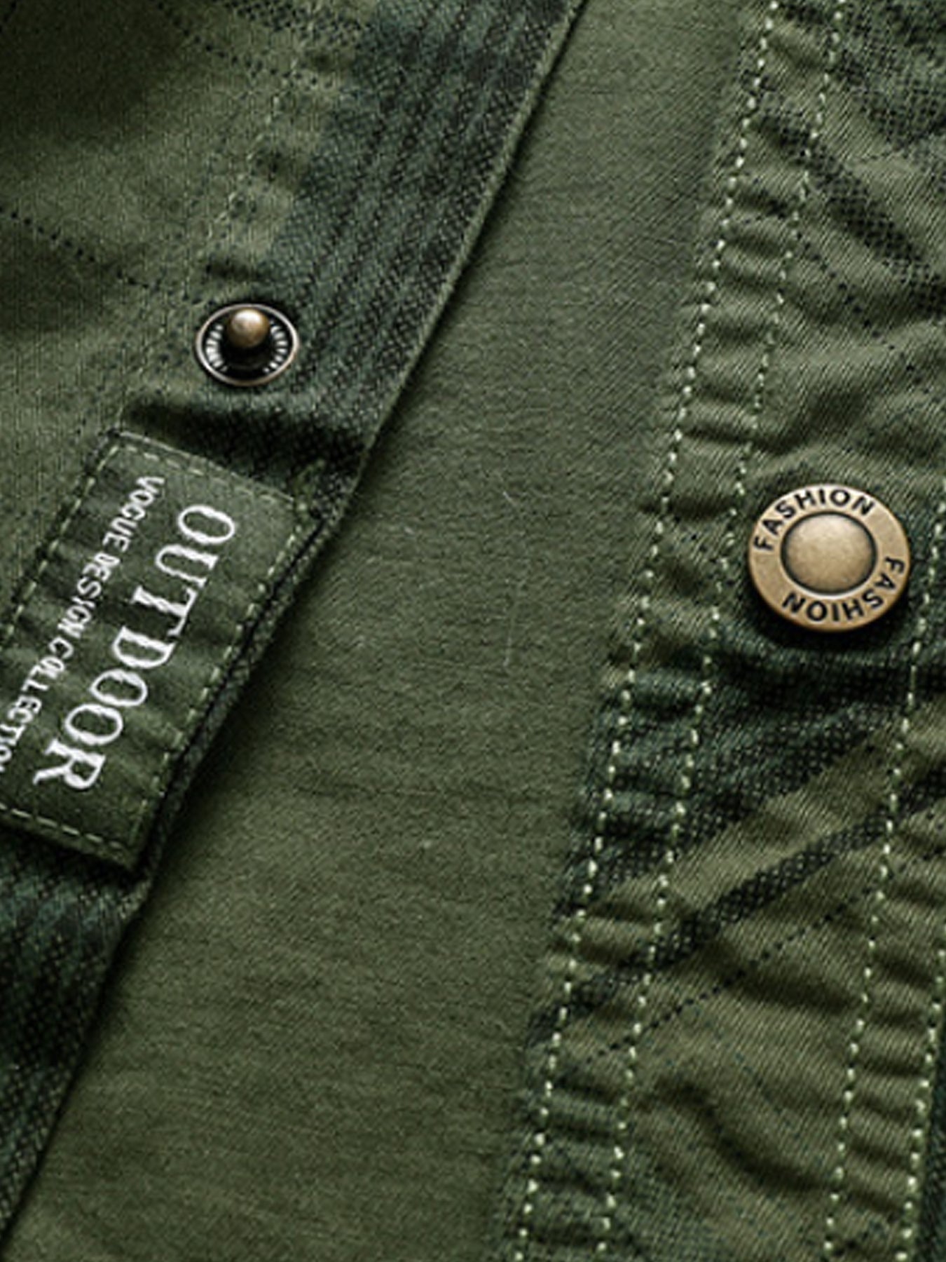 Men's & Teen ' Workwear Jacket - Heavy-Duty Moisture-Wicking Cardigan Coat with Collar & Chest Pocket, Breathable Long Sleeve Casual Outerwear for Spring/Fall (Regular Fit, Machine Washable) - Durable Workwear Style Blazer