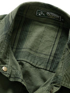 Men's & Teen ' Workwear Jacket - Heavy-Duty Moisture-Wicking Cardigan Coat with Collar & Chest Pocket, Breathable Long Sleeve Casual Outerwear for Spring/Fall (Regular Fit, Machine Washable) - Durable Workwear Style Blazer