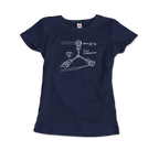 Flux Capacitor Sketch from Back to the Future T-Shirt