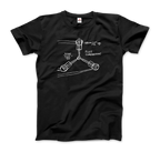 Flux Capacitor Sketch from Back to the Future T-Shirt