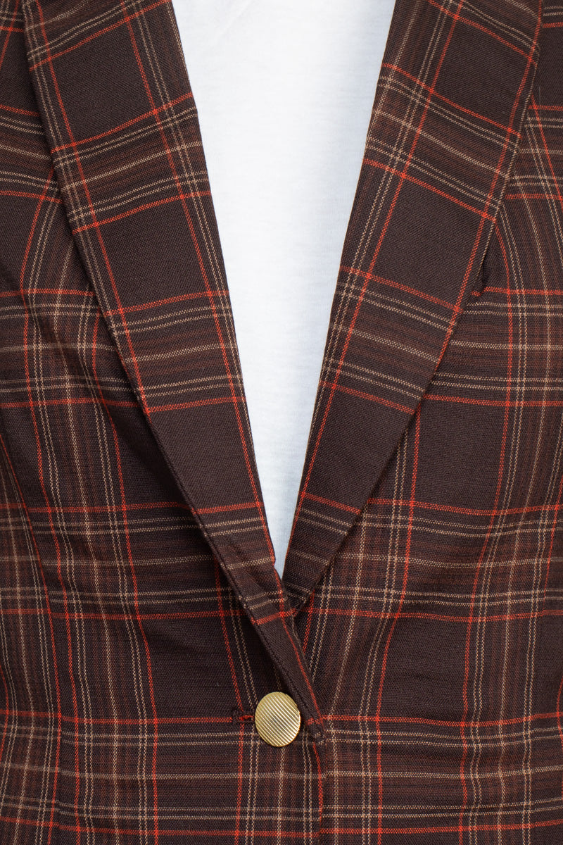 Nanette Lepore Notched Collar One Button Woven Jacket with Mid Waist Straight Ponte Pants